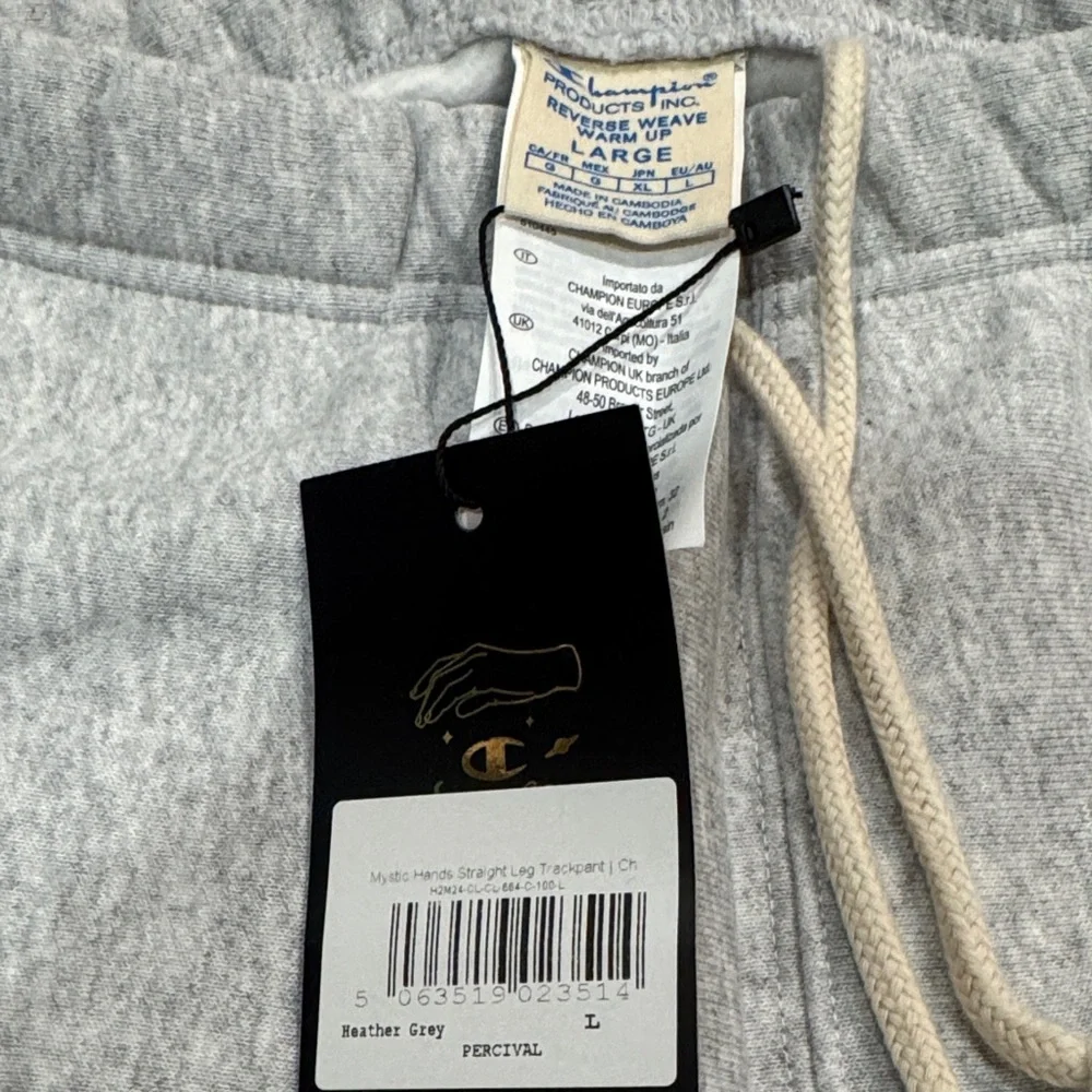 Champion Heather Gray Joggers with Logo - Picture 5 of 5